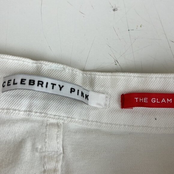 NWT Celebrity Pink "The Glam" White Skinny Jeans Curvy Mid-Rise 13/31 - Picture 7 of 13